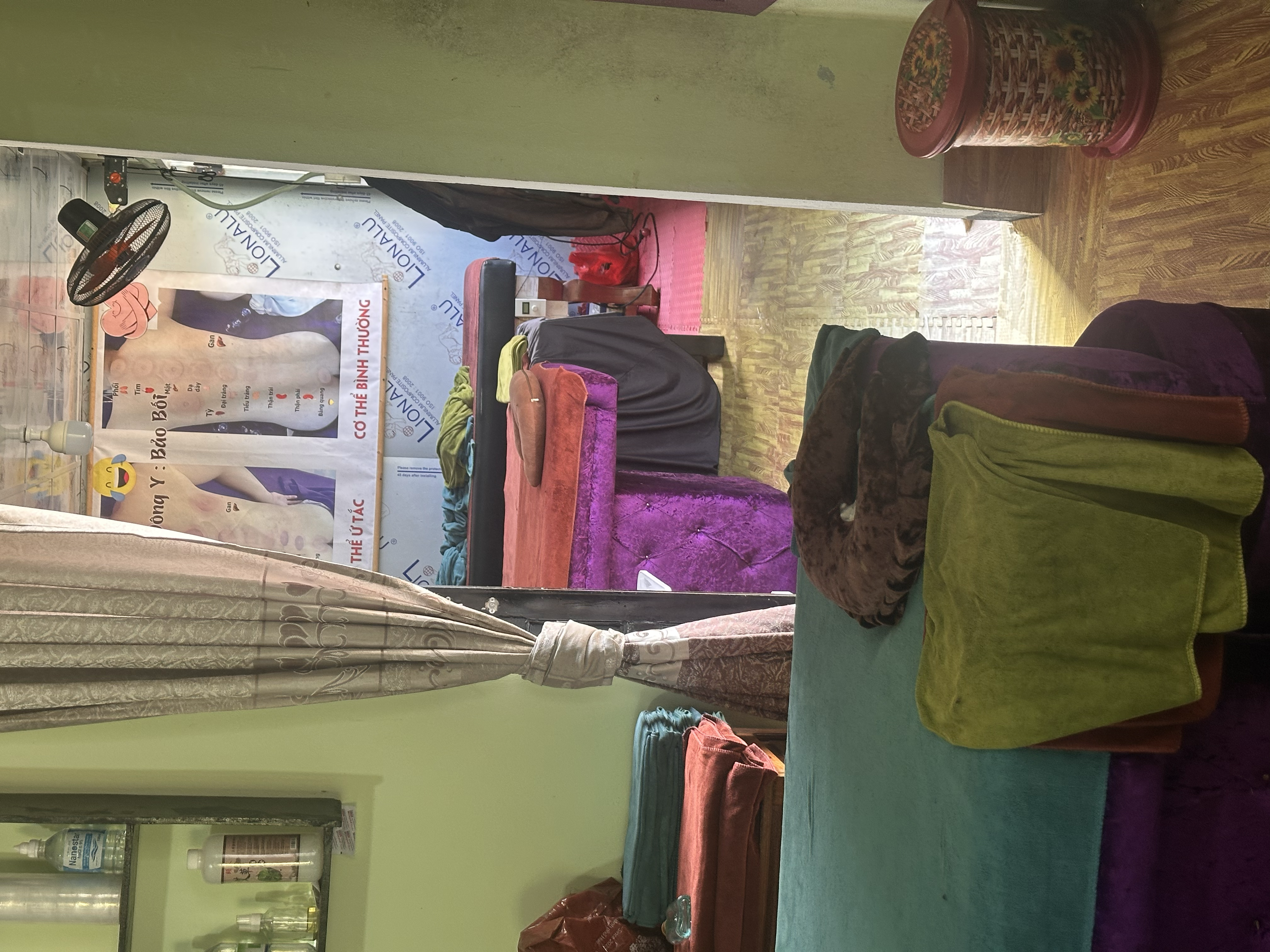Massage room interior